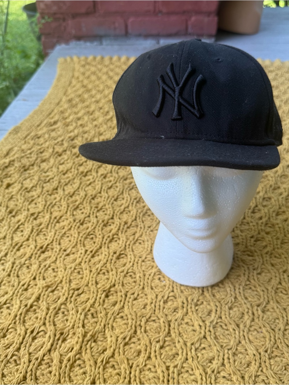 New Era Youth New York Yankees Fitted Hat Jay-Z Blueprint All Black Everything